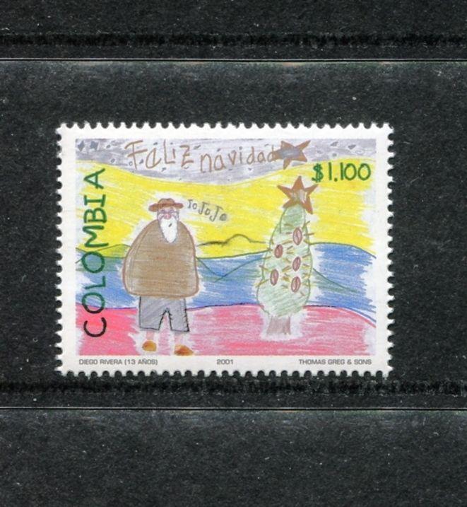 Colombia 1182, MNH,Christmas 2001. x23444