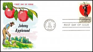 Scott 1317 5 Cents Johnny Appleseed Fluegel FDC Unaddressed Planty 1317-17