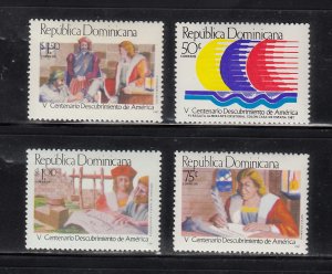 Dominican Republic Scott #1002-1006 MNH