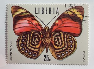 Liberia 1974  Scott 687 CTO - 25c, Butterfly