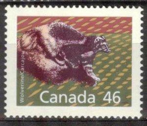 Canada 1990 Animals Wolverine Mi. 1214 MNH