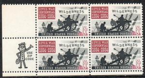 U.S. # 1181 Zip Block MNH. 