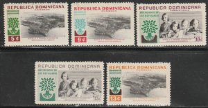 Dominican Republic #522-524, C113-C114 MNH Full Set of 5