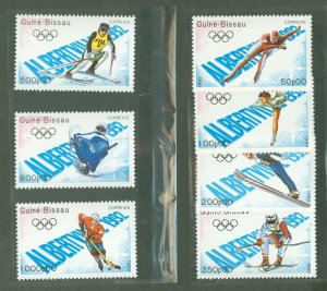Guinea-Bissau #772-778 Mint (NH) Single (Complete Set) (Olympics) (Sports)
