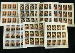 Guinea Africa Religion Sport Trains Art Royal Sheets MNH Appx 800 StampsGuxyz