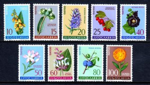 Yugoslavia - Scott #597-605 - MNH - See description - SCV $14