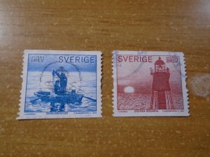 Sweden  #  2483a-b   used