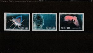 Norway  Scott#  1389-1391  Used  (2004 Marine Life)