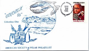 AMERICAN SOCIETY OF POLAR PHILATELIST EVENT CACHET COVER AT COLOPEX '85