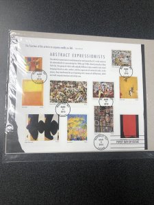 US 4444 Abstract Expressionists First Day Of Issue Ceremony- Sealed