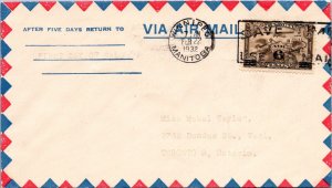 Canada 1932 - Airmail - Winnipeg Manitoba - J434