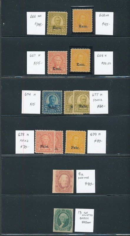 UNITED STATES – PREMIUM TURN OF THE 20th CENTURY SELECTION – 424040