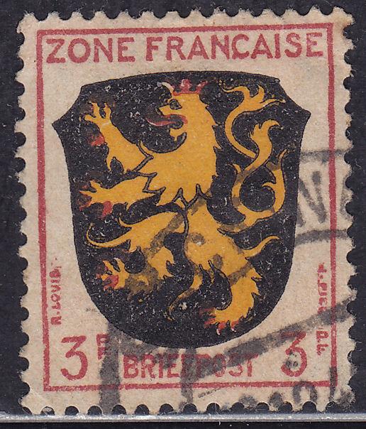 Germany 4N2 German Briefpost 3Pf 1945