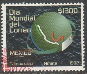 MEXICO 1759, WORLD POST DAY. USED. VF. (1305)