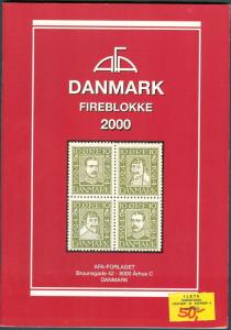 DANMARK FIREBLOKKE 2000 Denmark Blocks