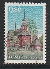 1970 Finland - Sc 467 - used VF - 1 single - Keuru Wooden Church