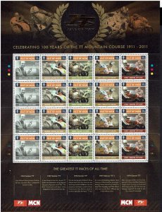 Isle of Man: 2010,  Centenary of the Mountain Course Greatest TT Race, 2 Sheets