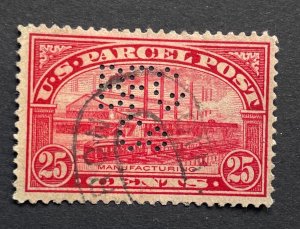 United States, US Sc. #Q9, used, perfin