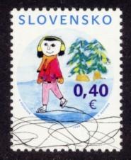 Slovakia Sc# 582 MNH Christmas 2009