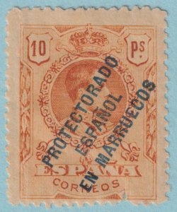 SPANISH MOROCCO 49  MINT HINGE REMNANT OG * PERF FAULT - JKU