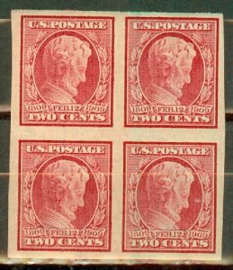 US 368 mint block of 4 CV $62.50