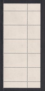 SOUTH AFRICA - TRANSKEI SC# 18a  CONTROL STRIP/5  #608-12   FVF/MOG  1976