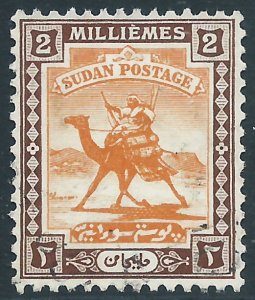 Sudan, Sc #37, 2m Used