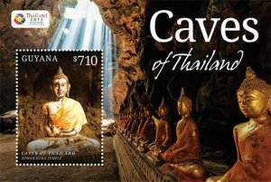 Guyana - 2013 - Caves Of Thailand - Souvenir Sheet - MNH