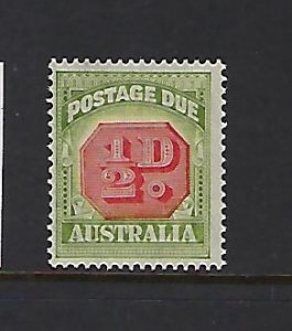 AUSTRALIA SCOTT #J64 1938 POSTAGE DUES PERF 14 1/2 X14 1/2P - MINT NEVER HINGED