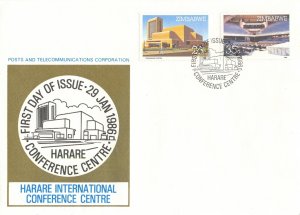 Zimbabwe Scott #'s 523 - 524 FDC