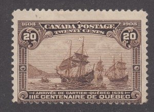 Canada #103 Mint Quebec Tercentenary