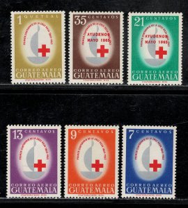 GUATEMALA SC#  C304-309 FVF/MOG