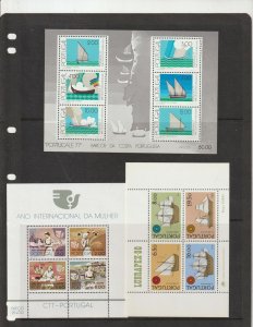 Portugal Collection of Souvenir Sheets and Stamps 1977 /1983 VF MNH