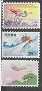 Ryukyu Islands #C24,C27,C28  (U)  CV$1.25