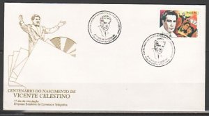 Brazil, Scott cat. 2514. Singer V. Celestino issue. First day cover. ^