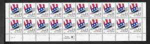 #3260 MNH Plate Block Strip of 20