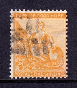 Cape of Good Hope - Scott #53 - Used - Subtle creasing - SCV $9.50