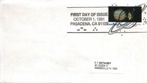 US FIRST DAY COVER SPACE EXPLORATION JUPITER PIONEER 11 (1991)