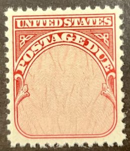 J89a Postage Due DENOMINATION OMITTED ERROR MNH 1 c 1959