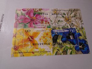 Switzerland  #  1107  MNH   Flowers