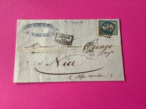 France 1864 Entire Letter Stamps Cover  R40341