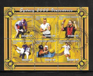 Mozambique #1425 CTO 2000  Champion Souvenir Sheet (12341) (Stock Photo)