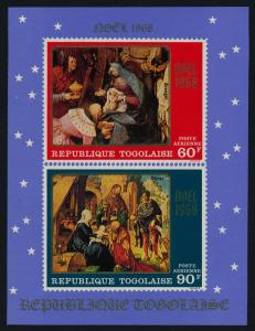 Togo C101a MNH Christmas, Art, Adoration of the Magi