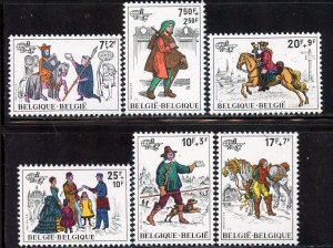 Belgium # B1015-20, Mint Never Hinge.