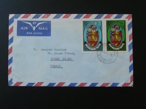 Christmas air mail cover Rhodesia 1974