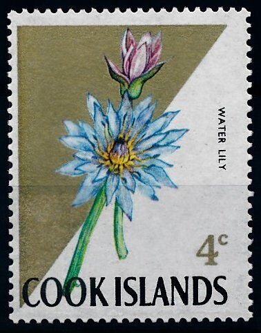 [64800] Cook Islands 1967 Flora flowers blumen Waterlily  MLH