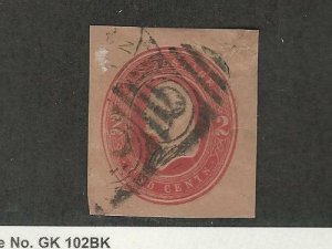United States Postage Stamp, #U246 Used, 1884, JFZ