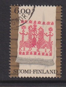 Finland    #637 cancelled 1980  Kaspaikka towel 6m