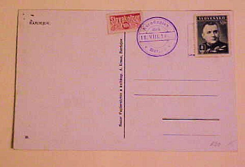 Slovakia, 1943 Slovakotour Local Post Stamp