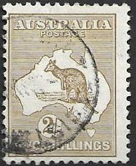 Australia 43   1915   2 sh fine used